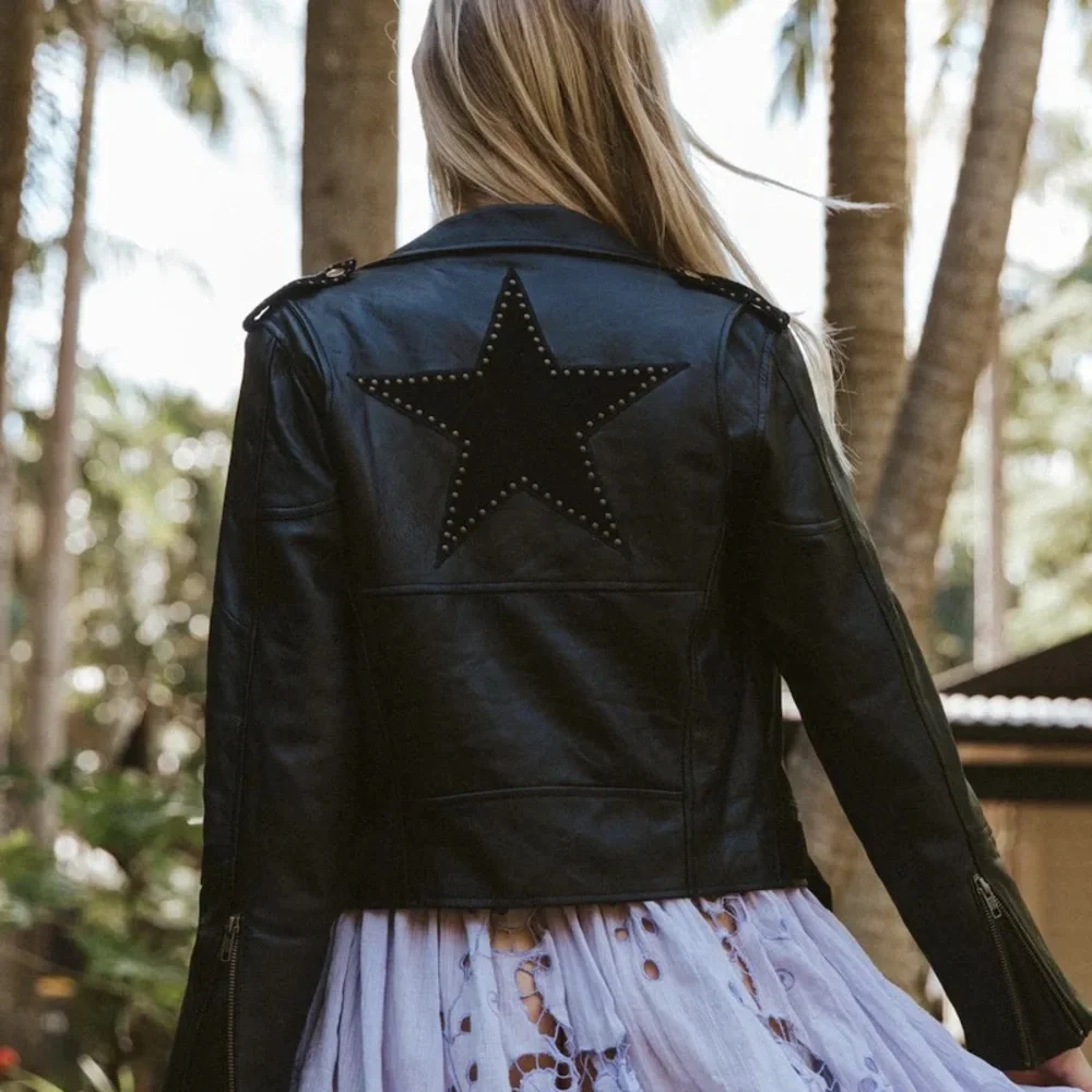 Lone Star Leather Biker Jacket NWT SZ XS - Picture 4 of 15